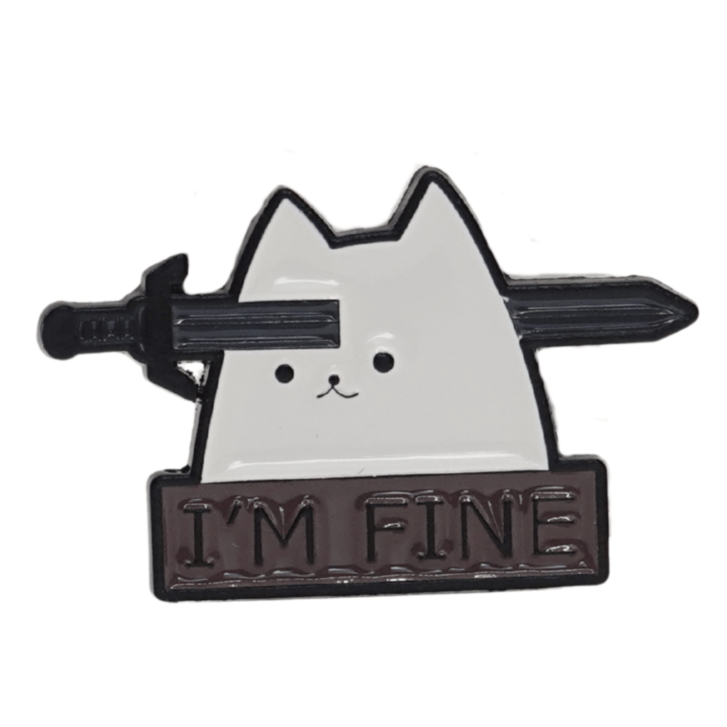 I'm Fine Enamel Pin