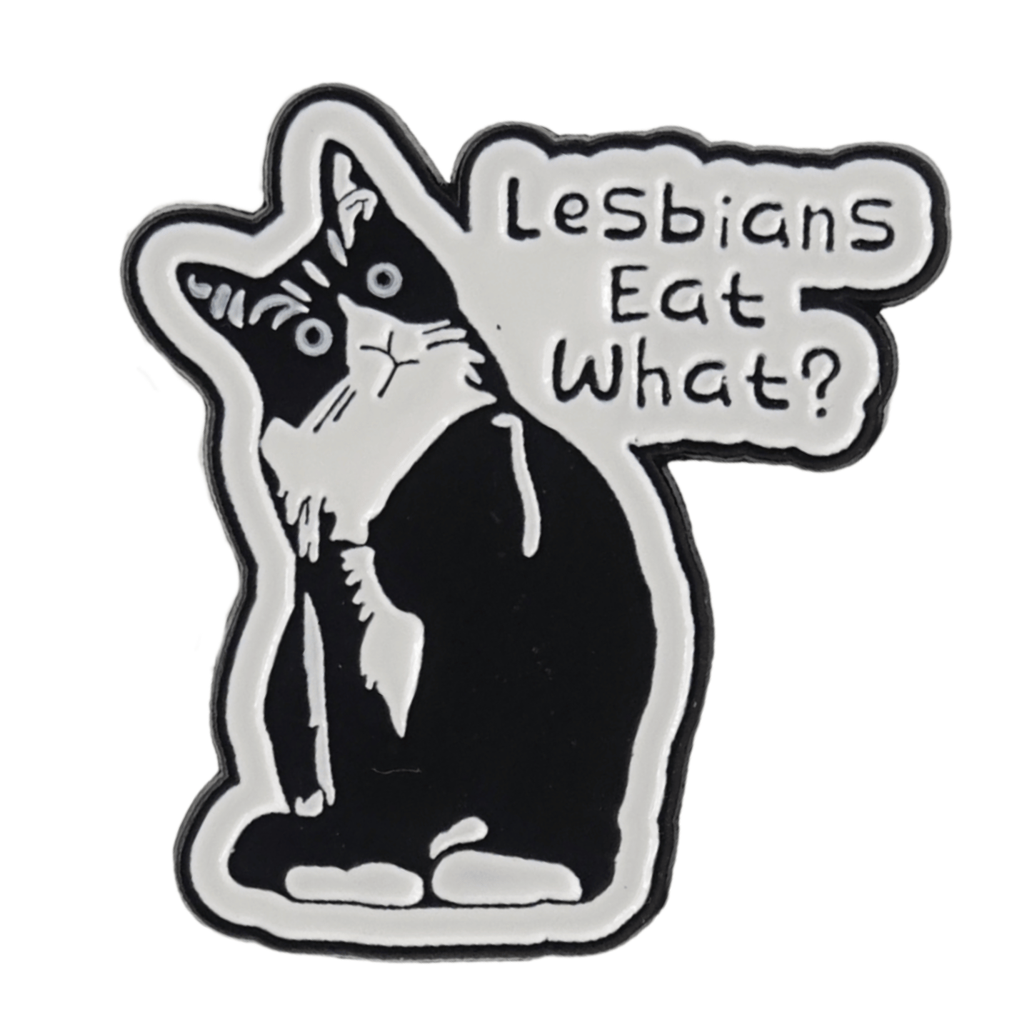 Lesbians Eat What? Enamel Pin