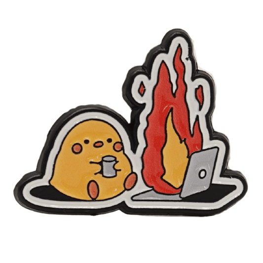 Let It Burn Enamel Pin