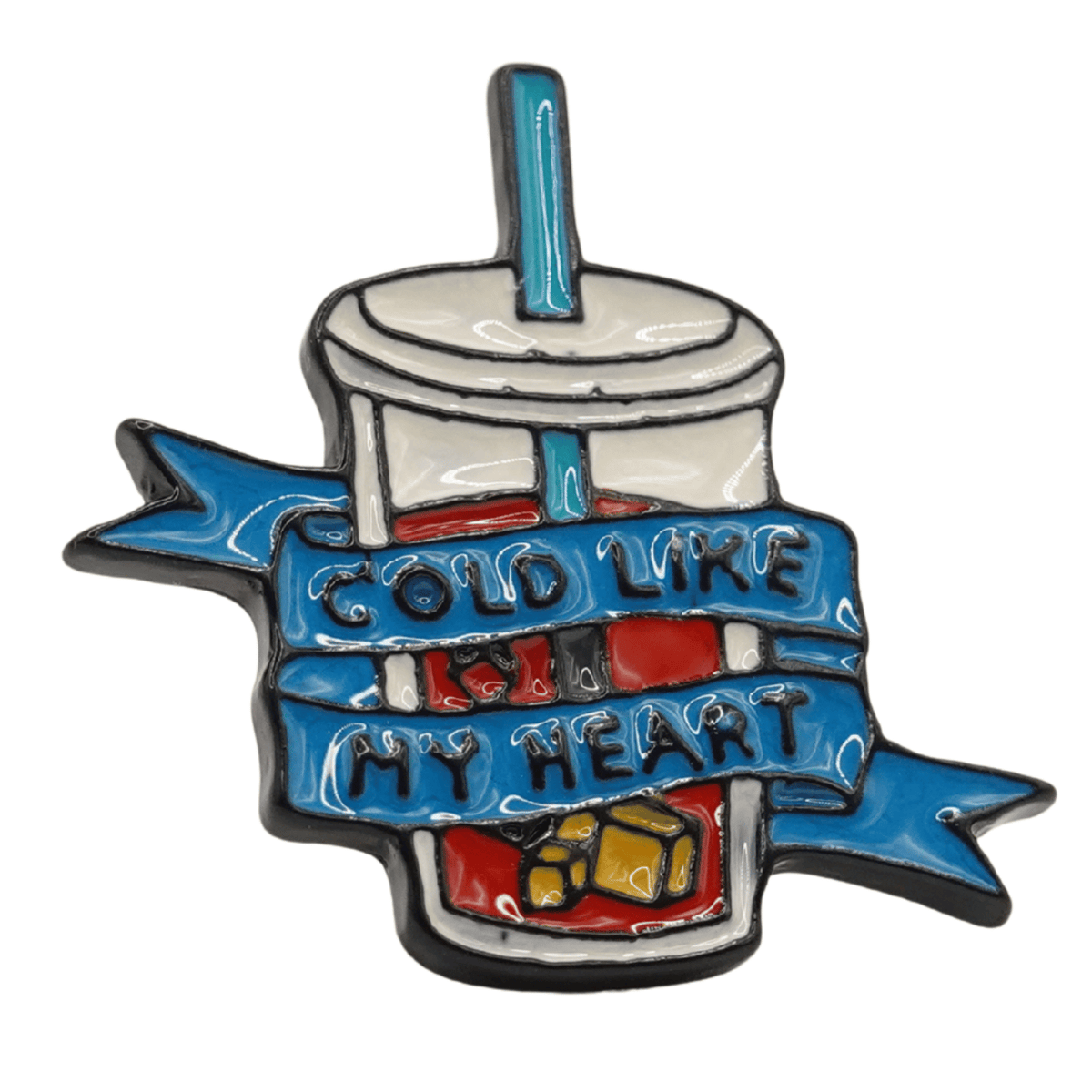Cold Like My Heart Enamel Pin