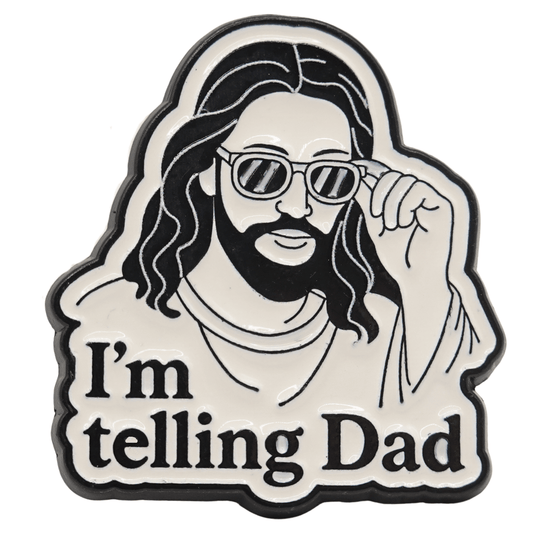 I'm Telling Dad Enamel Pin