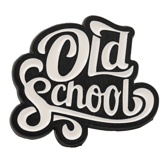 Old School Enamel Pin